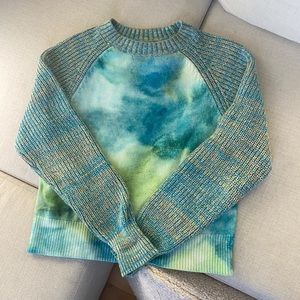Anthropologie, tiedye, sweater, size XS